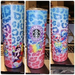 Lisa Frank Starbucks 20oz Skinny Tumbler